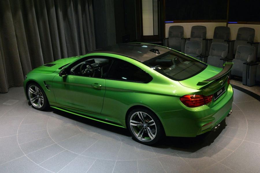  BMW M4 Coupe Java Green by Abu Dhabi Motors 2015 года  (фото 21 из 34)
